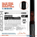 KORR TOOLS KTW001 1/2-INCH DRIVE CLICK TORQUE WRENCH (10-150 FT.-LB.)