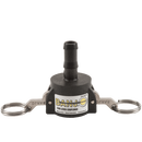 25-050C, ¾" FEMALE COUPLER X ½" HOSE BARB