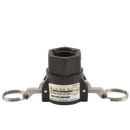 25-075D, ¾" FEMALE COUPLER X ¾" FEMALE THREAD