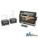 CCT9M2CQ, CABCAM VIDEO SYSTEM, QUAD (INCLUDES 9" DIGITAL TOUCH SCREEN TFT LCD MONITOR AND 2 CAMERAS)