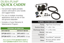 DPQ-6018V-12, DURA-PUMP QUICK CADDY - 12 VOLT (VITON) LESS THE METER (OLD PART