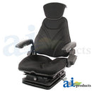 F20A265, AIR RIDE SEAT, F20 SERIES, AIR SUSPENSION / ARMREST / HEADREST / BLACK CLOTH