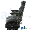 F20A275, SEAT F20 SERIES, AIR SUSPENSION/ARMRES/HEADREST/GRAY CLOTH (ECONOMY)