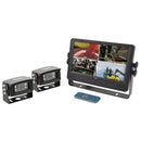 HDM1646,  9" HIGH DEFINITION WIRED QUAD COLOR TOUCH SCREEN / TOUCH BUTTON MONITOR, 4 CAMERA CAPABILITY, AUDIO SPEAKER, REMOTE CONTROL, 27 PIN WIRE HARNESS