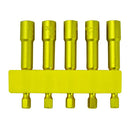 711103, 1/4" MAG NUT DRIVER 5 PAC 65MM