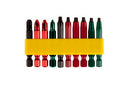 711276, 10 PACK ROBERSTON DRIVER BITS 2=72-121,222,3=122,1=123,221,2