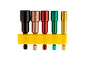 73114, MAGNETIC NUT DRIVER 1/2" X 2.5 BLACK. 5/PKG