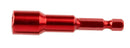 73212, DEEP HOLE NUT DRIVER 3/8"X2.5 RED. 5/PKG