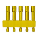 711103, 1/4" MAG NUT DRIVER 5 PAC 65MM