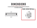 10-10005 8" Single Row LED Light Bar - SRS8 10-10005