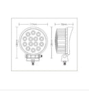 10-20011 927R Round LED Work Light 10-20010/10-20011