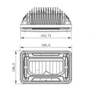 10-20196 4x6 Sealed Beam Replacement LED Headlight (Low Beam) 10-20196