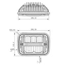 10-20198 5x7 Sealed Beam Replacement LED Headlight - DOT 10-20198