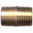 112-C BRASS CLOSE NIPPLE;3/8 MPT