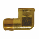 116-B BRASS 90 ELBOW;1/4 FPTX1/4 MPT