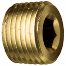 118-A BRASS PLUG HEX SUNK;1/8 MPT