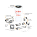 133537-01, KIT, ADAPTER 1" AL, 30 MIC FILTER, 3 FITTINGS