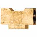 144-6 BRASS INV. FLARE TEE;3/8