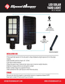 15-8023 120 Watt Solar Yard Light