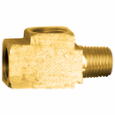 151-6B BRASS INV. FLARE TEE;3/8 X1/4 MPTX3/8