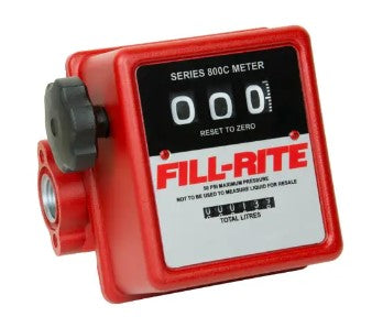 FIL-807CL,METER, MECHANICAL, 3/4" 19-76LPM, 3-RESET, 6-TTL