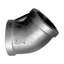 BI-105-A BLK IRON 45ELB;1/8FPT