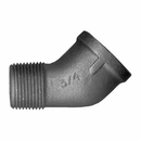 BI-124-B BLK IRON 45ELB;1/4MPTX1/4FPT