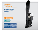 CAETEM - Morris Contour & Quantum Paired Row Liquid (4")