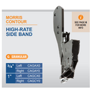 CAGCX0 - Morris Contour & Quantum High-Rate Side Band Granular (1" left)