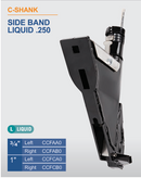 CCFAA0 - C-Shank - Side Band Liquid .250 (3/4" left)