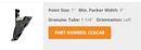 CCGCA0 - C-Shank Side Band Granular (1" left)
