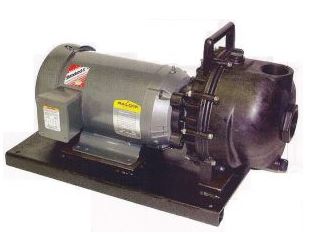 60-45020 2" POLY BANJO PUMP (5-VANE) 5HP 1PH 220V MOTOR - ELECTRIC WATER PUMP