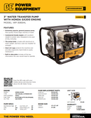 BEPWP-3065HL 3" ALUMINUM WATER PUMP (HONDA 6.5)