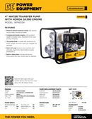 BEPWP-4013H 4" ALUMINUM WATER PUMP (HONDA ENGINE 13 HP)