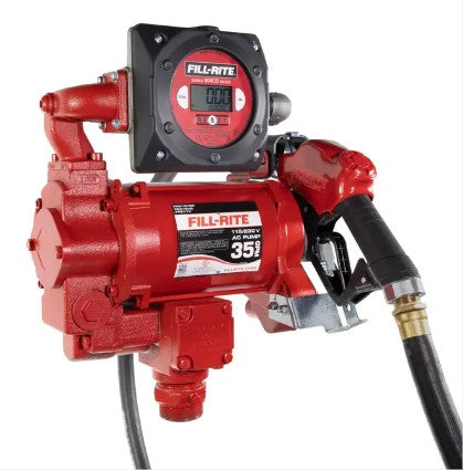 FIL-FR319VB,PUMP 115V W/900DB METER, 1X18FT HOSE, AUT NOZ