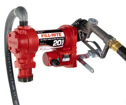 FIL-FR4210H,PUMP 12V 20GPM W/HOSE 1X12FT, MANUAL NOZZLE