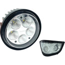 LIGTL8620 - LED Lrg Rnd Headlight Insert for John Deere R Series