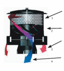 MUF21-1470000 - Model 390-7 Turbo III Pre-Cleaner 7"
