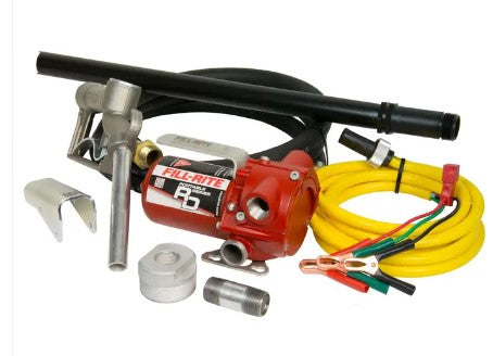 FIL-RD812NP,PUMP, 12V, 8GPM, WITH 3/4 X 8FT HOSE MAN NOZZLE