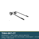 TIN4-007-CT BOURGAULT harrow tine - 5/8 in, 13 in, 27", 2.65 in