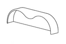 FFM-TTF-72-B SINGLE TANDEM TRAILER FENDER