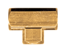 X101-B BRASS TEE;1/4 FPT;XTRUDED