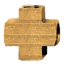 X102-D BRASS CROSS;1/2 FPT;XTRUDED