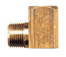 X115-C BRASS 90 ELBOW;3/8 FPTX3/8 MPT;XTRUDED