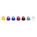 XR110-VK ceramic extended range flat spray tips, VisiFlo color-coded