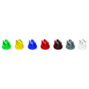 XR110-VP polymer extended range flat spray tips, VisiFlo color-coded