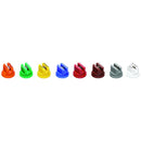 XR80-VS stainless steel extended range flat spray tips, VisiFlo color-coded