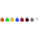 XR80-VS stainless steel extended range flat spray tips, VisiFlo color-coded