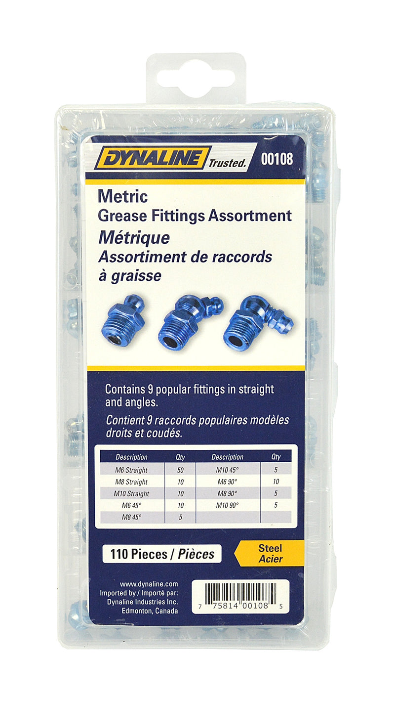 00108, Metric Grease Fitting Assortment