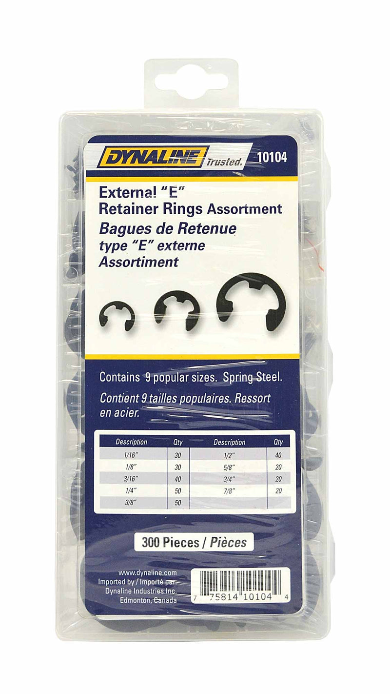 10104, Ext E Retainer Ring Assortment